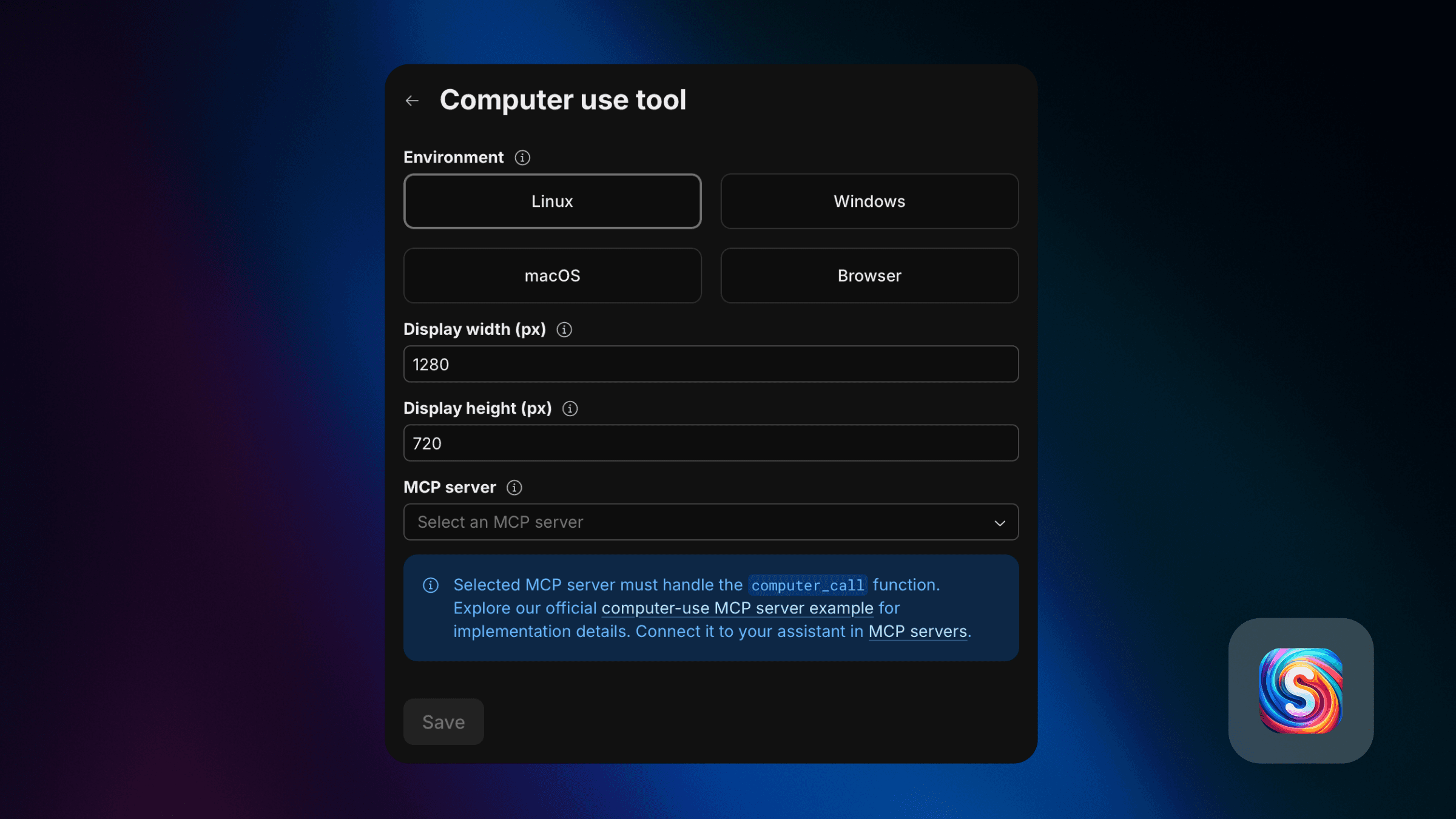 Computer use settings.