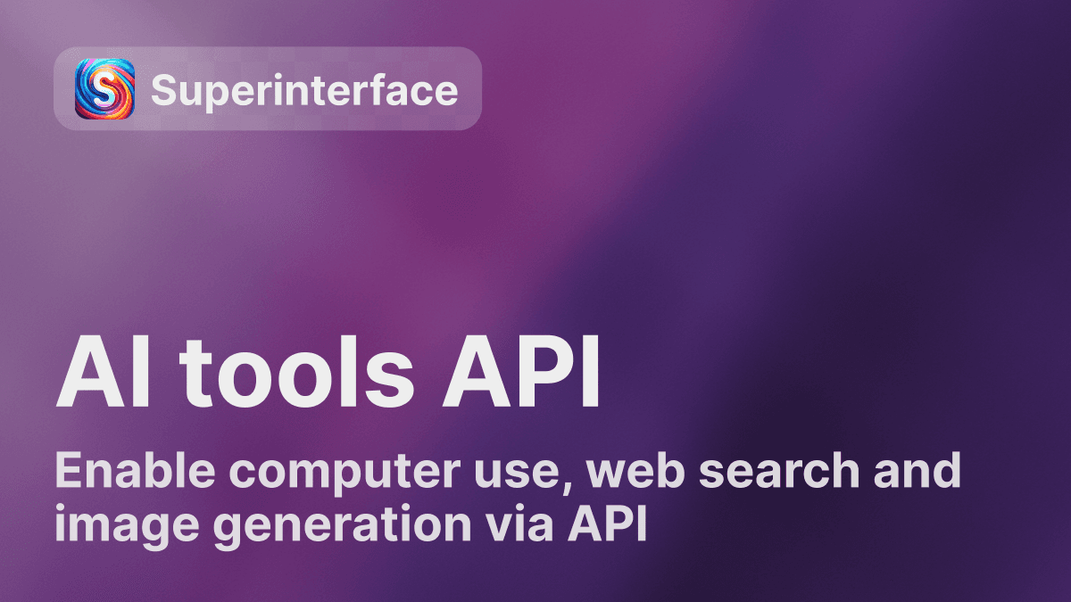 Tools REST API.